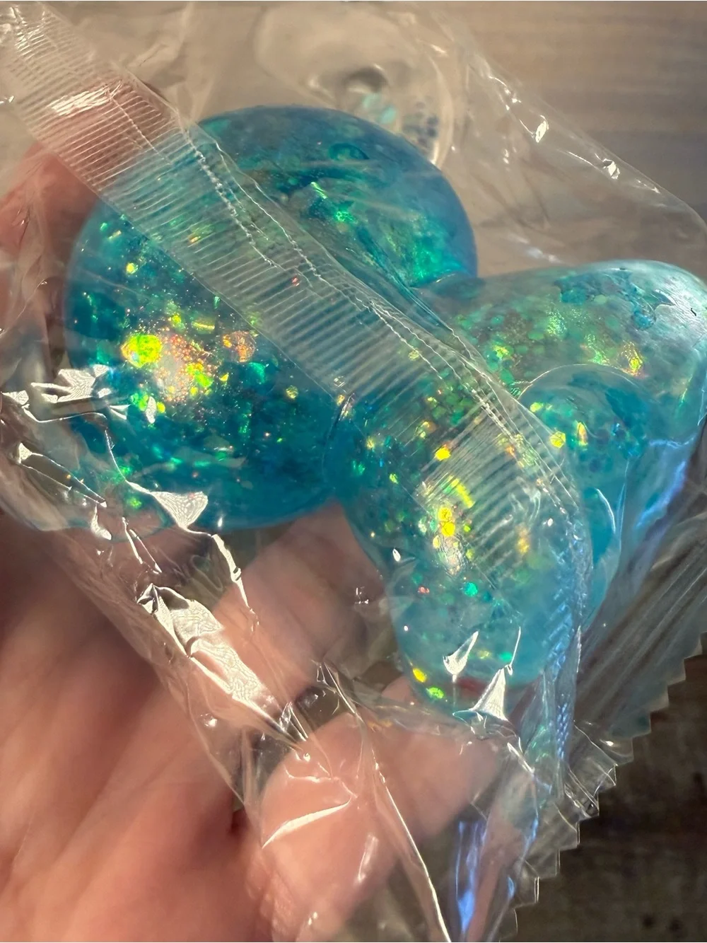 Disney Stitch Squish-a-Stitch Glittery Fidget sensory toy